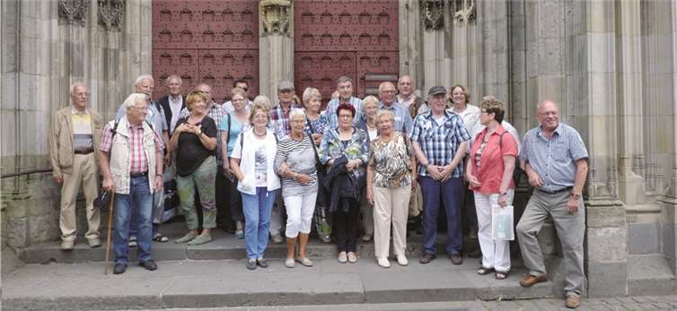 Die letzte Station des Aufenthaltes beinhaltete eine Führung im St. Viktor Dom. privat