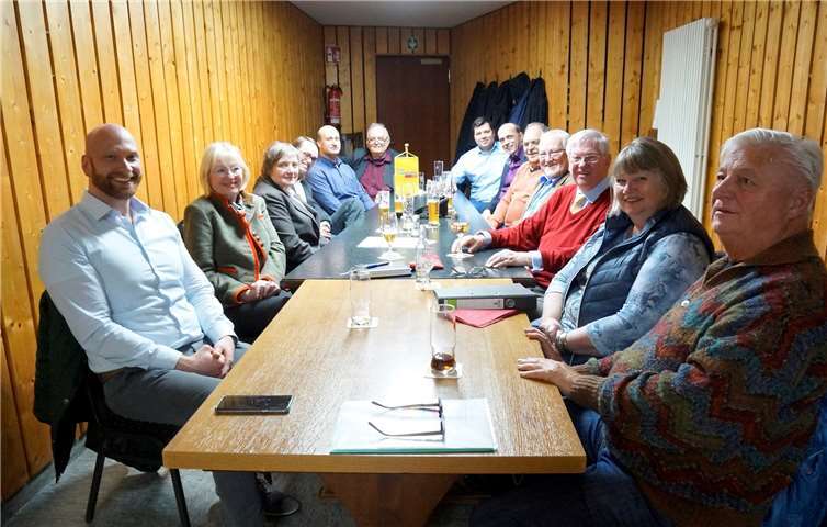 Die liberale Stammtischrunde war gut besucht.privat