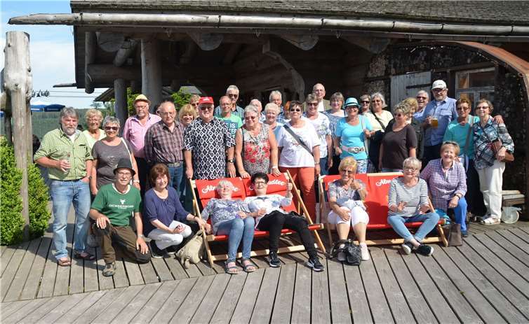 Die lustige Reisetruppe ist auf der Glasmännlehütte voll in ihrem Element.Dirk Schmidt
