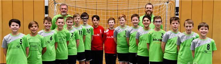 Die mD-Jugend TuS Grün-Weiß Mendig.Foto: A. Bous