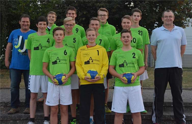 Die männliche B-Jugend.privat