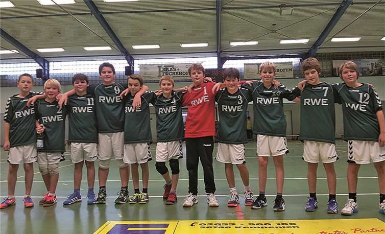 Die männliche D-Jugend spielte einen tollen Handball.Privat