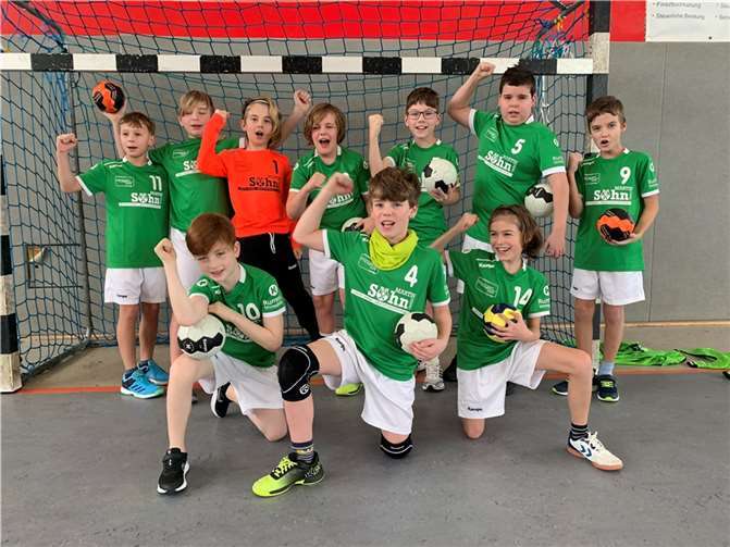 Die männliche E-Jugend des Grün Weiß Mendig.  Foto: privat