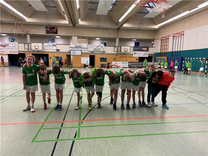 Die männliche E-Jugend des Grün Weiß Mendig war am Heimspieltag erfolgreich.  Foto: privat