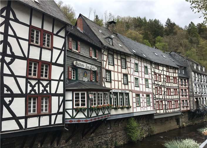 Die malerischen Monschauer Fachwerkhäuser. Foto: privat
