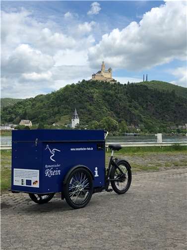 Die mobile Tourist-Information der Romantischer Rhein Tourismus GmbH ©RRT. Foto: RomantischerRhein Tourismus GmbH