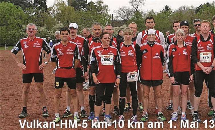 Die motivierten Läufer freuten sich über ihre Erfolge.  privat