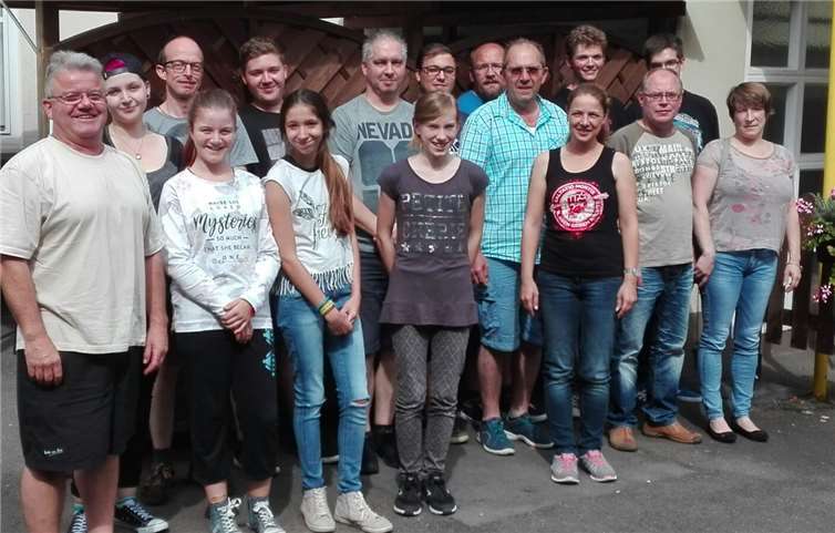 Die motivierten Spielleute bereiteten sich unter anderem an diesem Wochenende auf die kommende Karnevalssession vor.privat