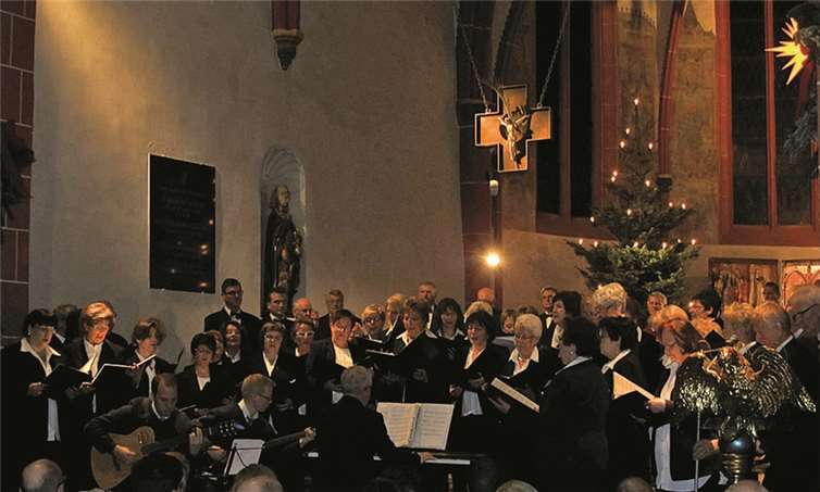 Die musikalischen Begleiter des Männergesangvereins sind „gute alte Bekannte“.