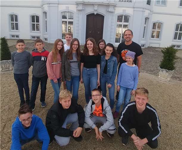 Die musikbegeisterten Schüler der Bigband AG probten in Neuwied.privat