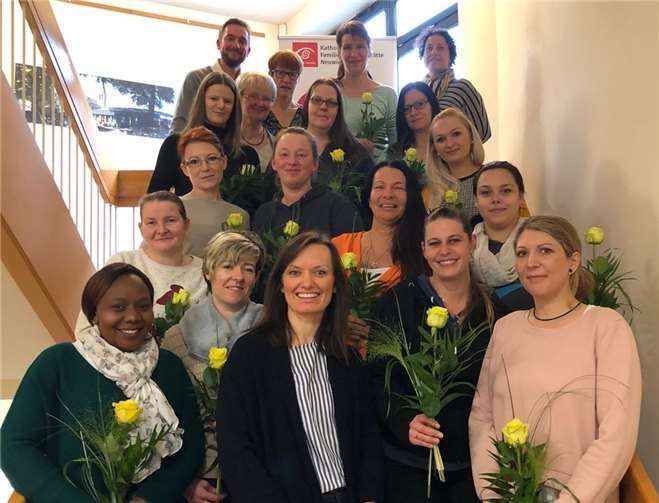 Die nächste Etappe der Ausbildung ist geschafft. Foto: Familienbildungsstätte Neuwied