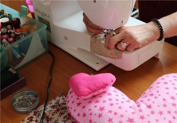 Die nächste Nähaktion ist am Montag, 25. März, geplant.Foto: privat