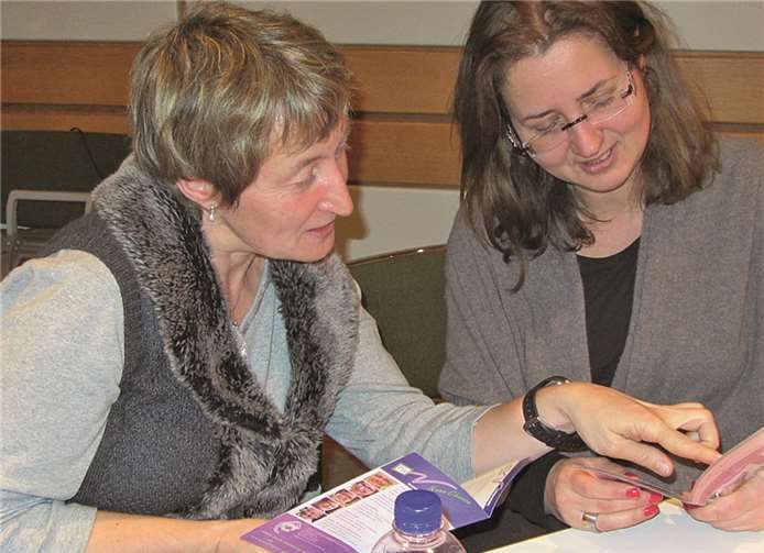 Die nächsten Termine werden in Blick genommen. privat