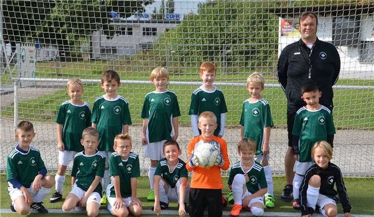 Die neu formierte F-Jugend der TG Jahn Namedy.Quelle: TG Jahn Namedy