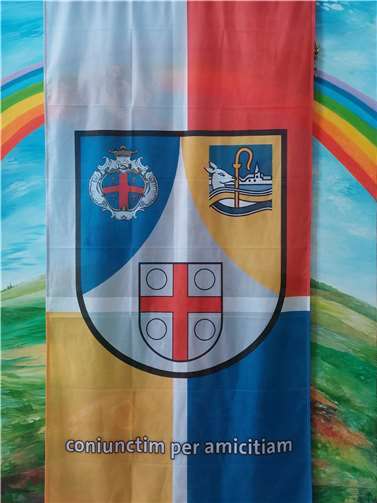 Die neu gestaltete „Flagge der Freundschaft“ wird an den Europatagen erstmals gehisst werden.  Foto: OG Ochtendung