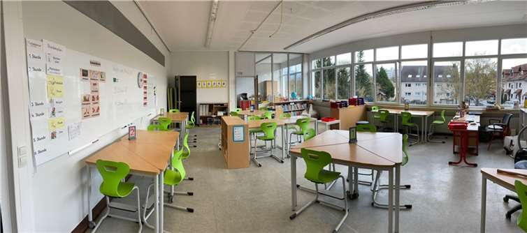 Die neu gestalteten Unterrichtsräume können sich sehen lassen.