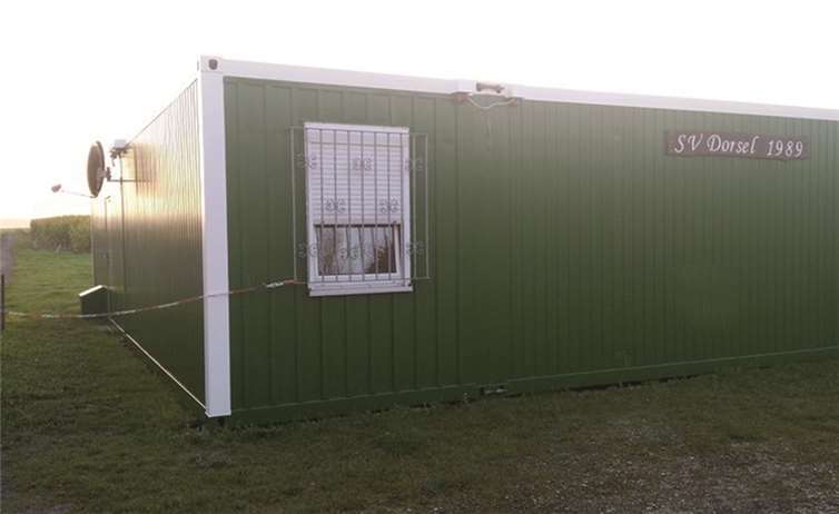 Die neu renovierten Umkleideräume des SV Dorsel. privat