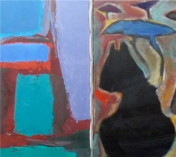 Die neue Ausstellung zeigt Werke des verstorbenen Künstlers Rolf Stelloh und solche seiner Tochter Anna Stelloh.  privat