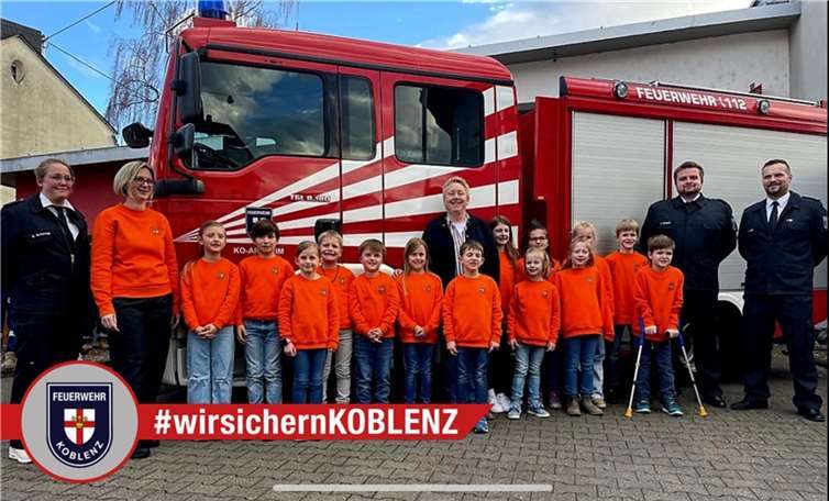 Die neue Bambinifeuerwehr in Arzheim. Quelle: Feuerwehr Koblenz