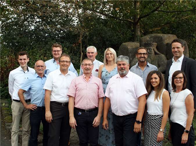 Die neue CDU-Fraktion ist stärkste Kraft im Mendiger Stadtrat: (v.l.) Nico Junglas, Ernst Einig, Timo Schubach, Joachim Plitzko, Olaf Waldecker, Florin Stoll, Jenny Hamann, Achim Grün, Stefan Schneider, Laura Mies-Lara, Alexander Müller und Judith Lempertz.