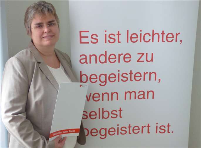 Die neue DRK-Geschäftsführerin Kerstin Rexilius-Schuler.Foto: Angela Göbler