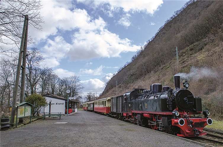 Die neue Dampflok wartet auf ihren Einsatz.privat