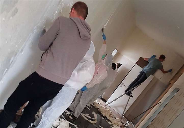 Die neue Dienststelle der Malteser in Meckenheim wurde weitestgehend in Eigenleistung umgebaut.privat