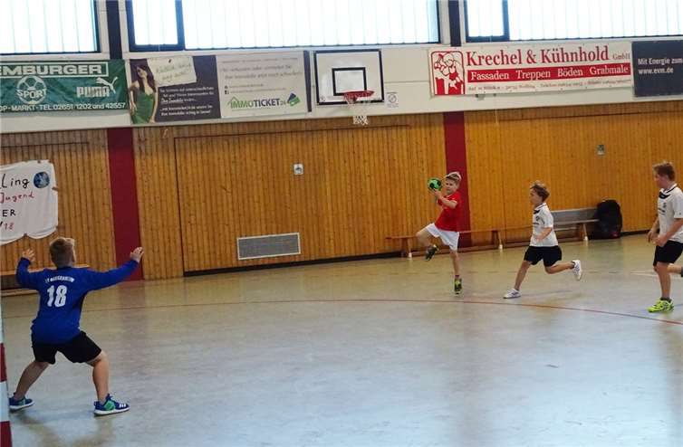 Die neue E2-Mannschaft zeigte sich sehr spielfreudig.Daniel Heuer