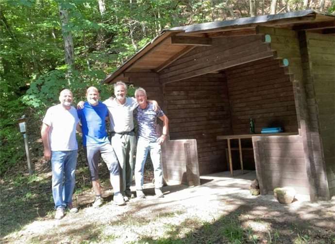 Die neue Helfergruppe: (v.l.) Thomas Neis, Torsten Krissel, Jörg Rosenbach und Markus Knopp.