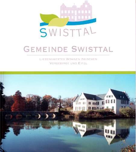 Die neue Informationsbroschüre der Gemeinde Swisttal trägt den Titel „Liebenswertes Wohnen zwischen Vorgebirge und Eifel“.
