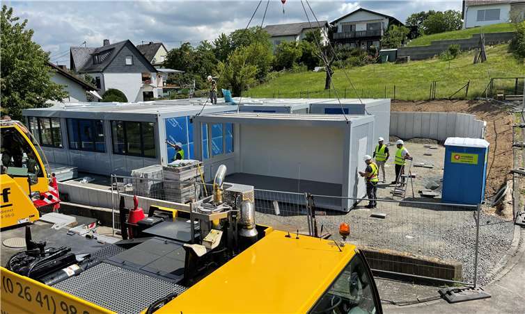 Die neue Interims-Kita soll nun für drei Jahre zusätzlichen Platz für bis zu 65 Kinder bieten.