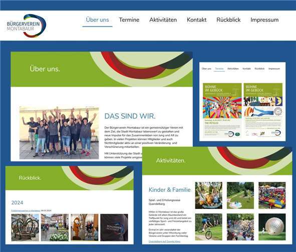 Die neue Internetseite. Quelle: Stadt Montabaur