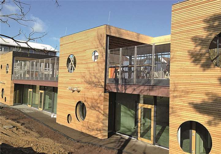 Die neue Kita in dem Neuwieder Ortsteil Heimbach-Weis kann bei den „Architektouren“ besichtigt werden.privat