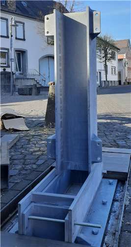 Die neue Maibaumhalterung.Quelle: Ortsgemeinde Pillig