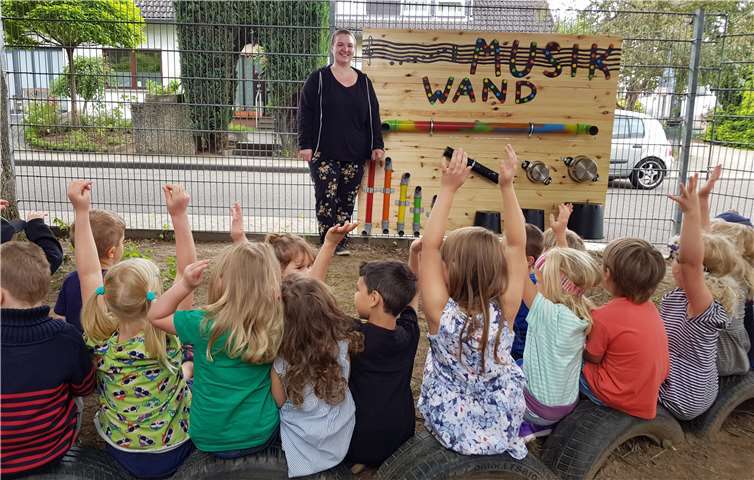 Die neue Musikwand.Foto: privat