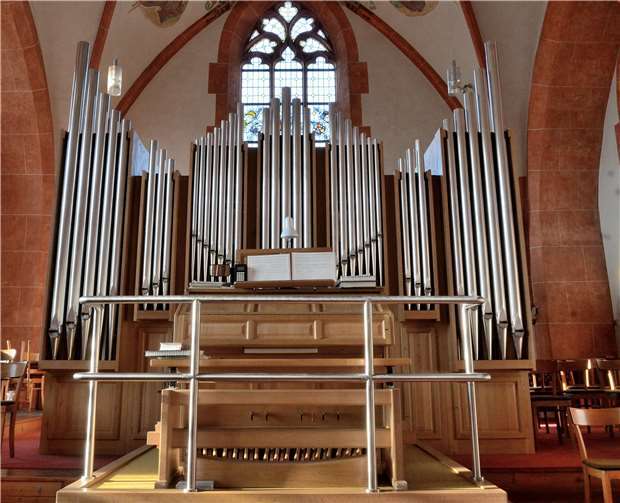 Die neue Orgel von der Empore aus.Foto: privat