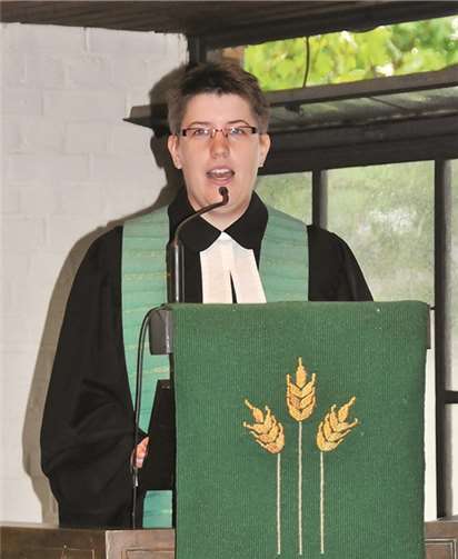 Die neue Pfarrerin. privat