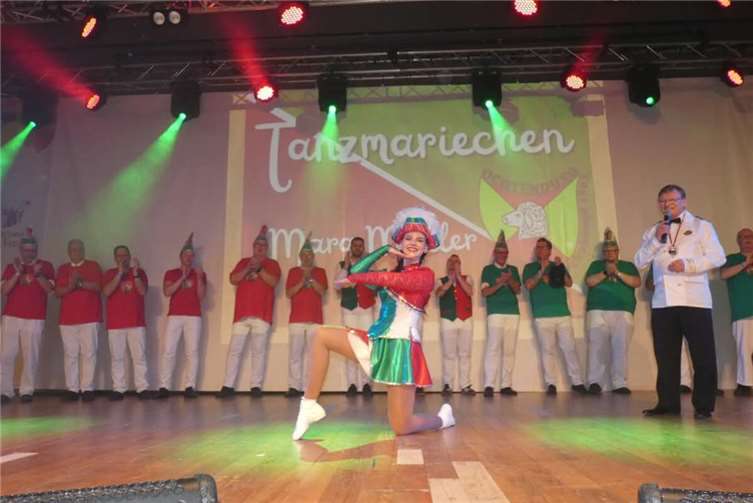 Die neue Schafsmarie Mara Müller sorgte für ein tänzerisches Feuerwerk. Foto: privat