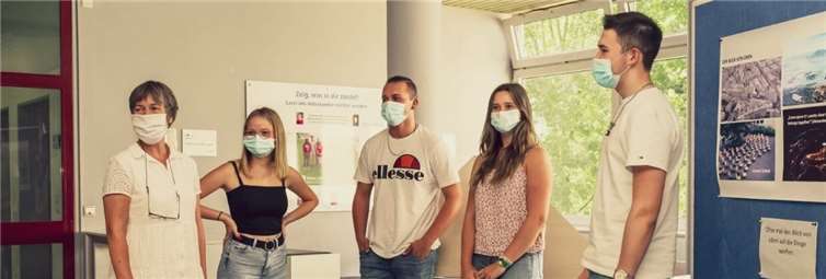 Die neue Schulleiterin Doris Schulte-Schwering begrüßte die neuen Schüler. Foto: privat