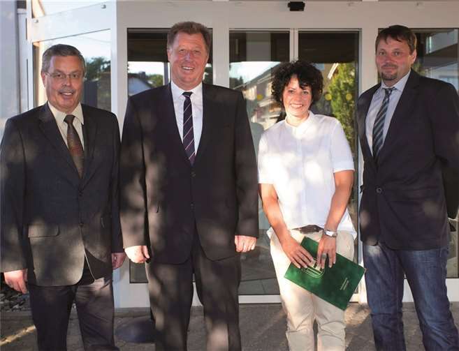 Die neue Spitze der Verbandsgemeinde: Bernd Altmann, Horst Rasbach, Martina Jungbluth und Guido Kern (v.l.).WT