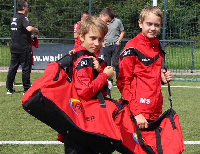 Die neue Sporttasche kam gleich zum Einsatz privat