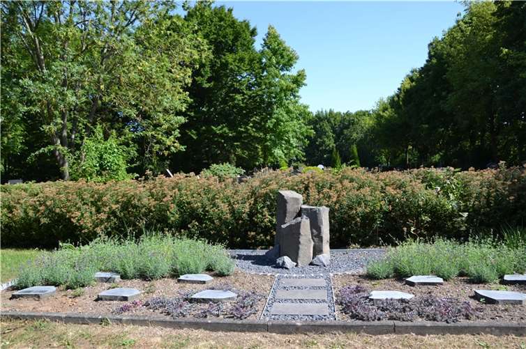 Die neue Urnengemeinschaftsanlage. Quelle: Stadt Koblenz