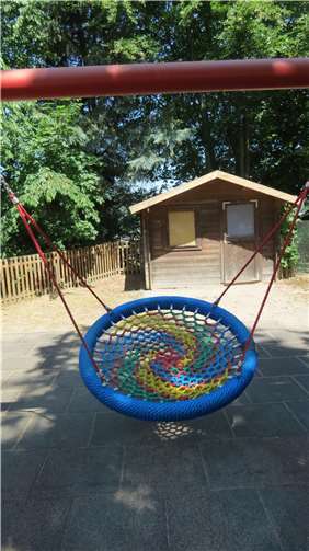 Die neue Vogelnestschaukel. Foto: privat