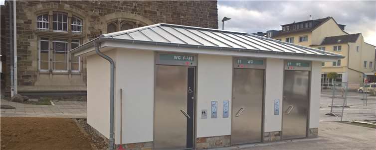 Die neue WC-Anlage am Bahnhof. Foto: privat