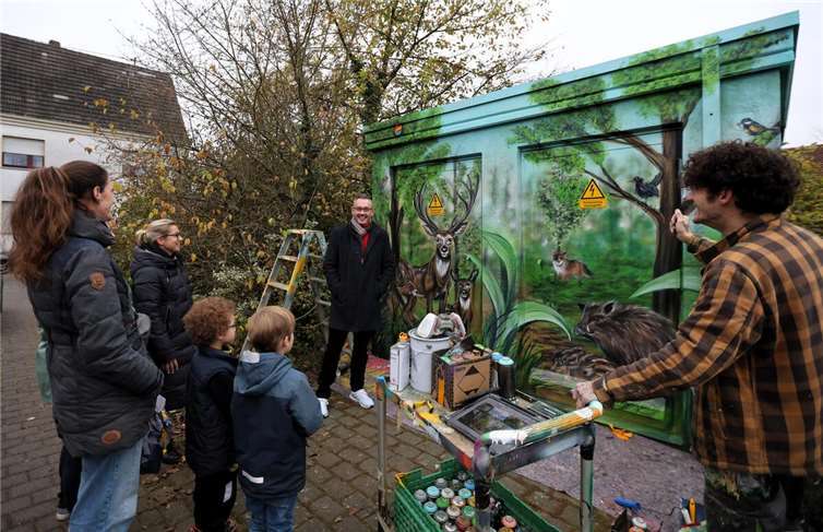 Die neue Waldlandschaft am Trafo-Häuschens.  Foto: privat