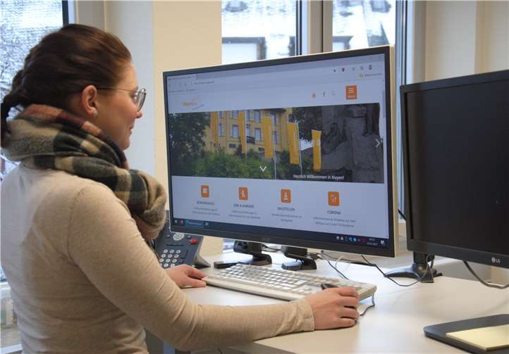 Die neue Website ist seit Kurzem online! Foto: Stadt Mayen
