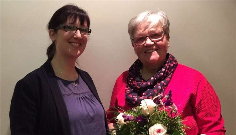 Die neue erste Vorsitzende und die neue Notenwartin.