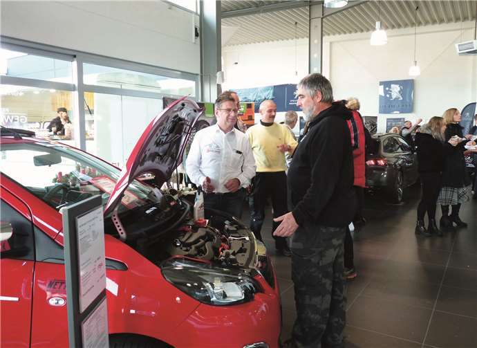 Die neuen Ausstellungshallen sind etwa 400 Quadratmeter groß.