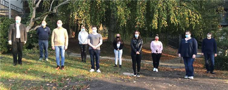 Die neuen Auszubildenden. Foto Copyright: BDH-Klinik Vallendar