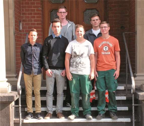 Die neuen Auszubildenden bei der Stadt Rheinbach. privat